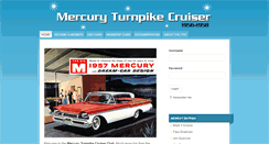 Desktop Screenshot of mercuryturnpikecruiser.com